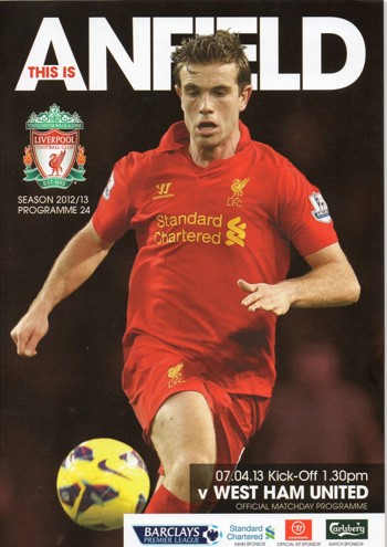 Match programme
